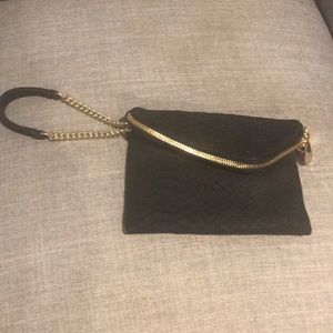 Henri Bendel beautiful black clutch